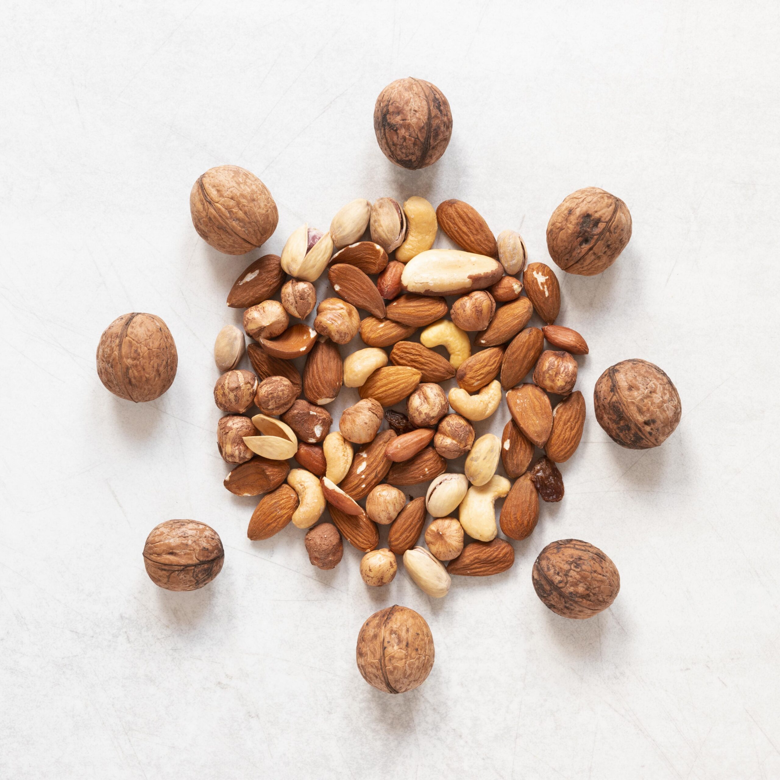 top-view-nuts-arrangement-concept